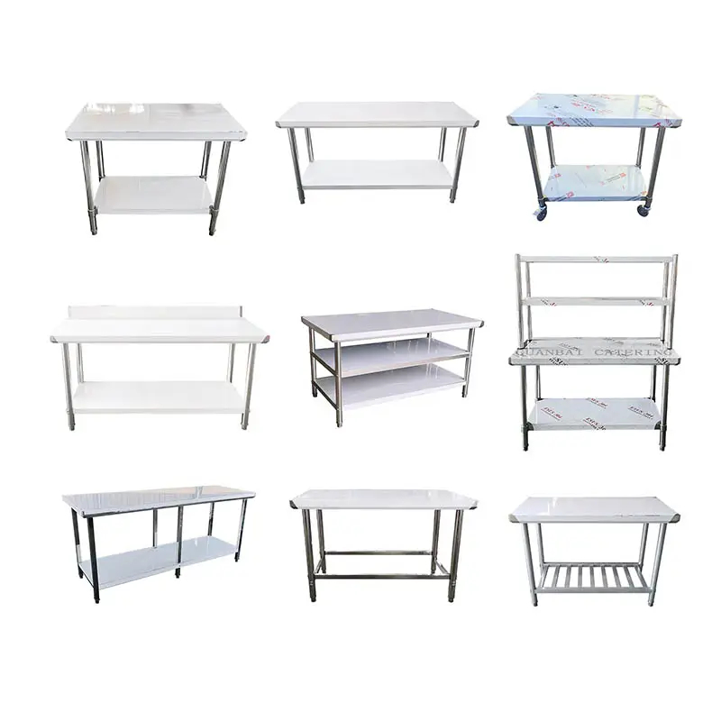 Stainless steel work table